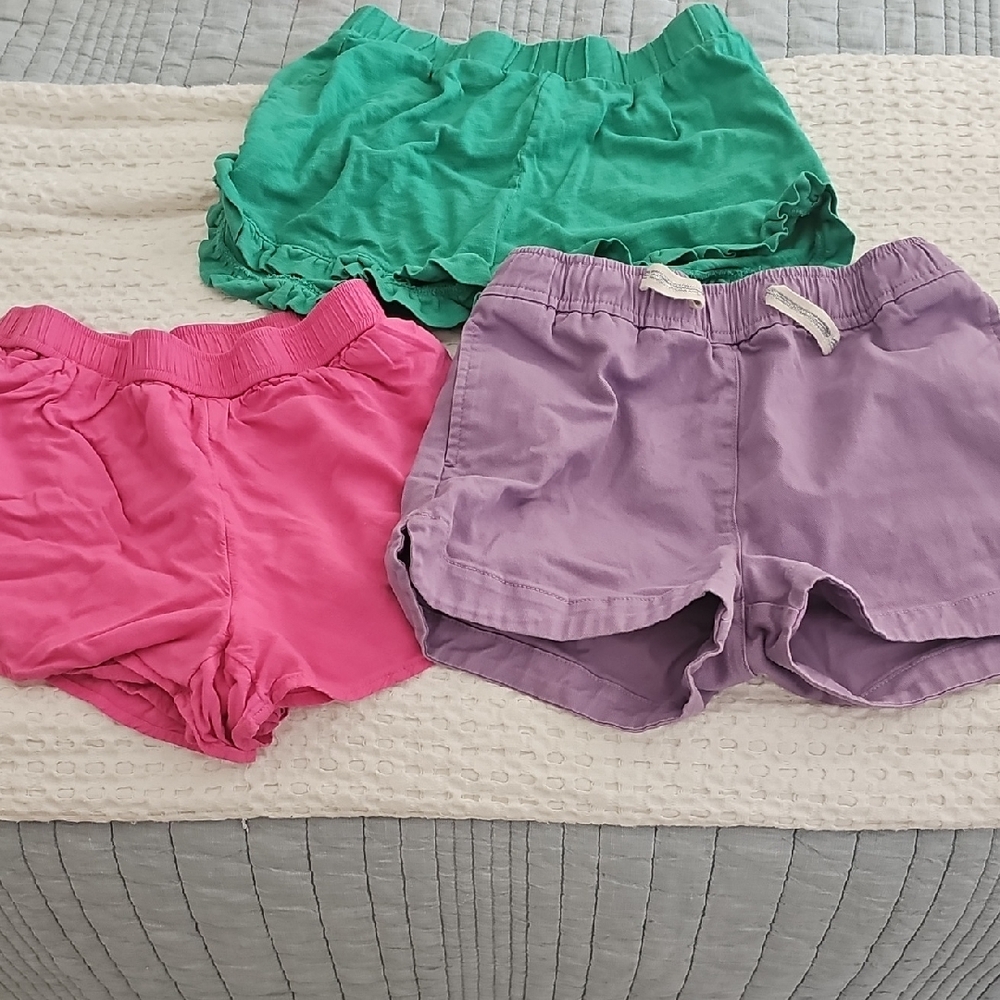 Crewcuts Pink and Green Casual Shorts Set